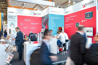 FISCHER Messestand auf der SPS IPC